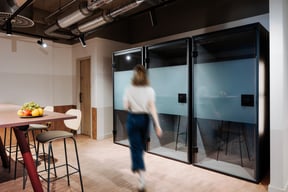 Berlin acoustic focus pods in use in a breakout area