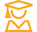 University graduate icon